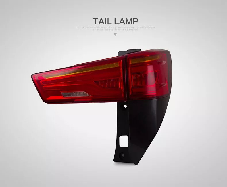 Toyota Innova LED Tail Lights With Amber Turn Signal